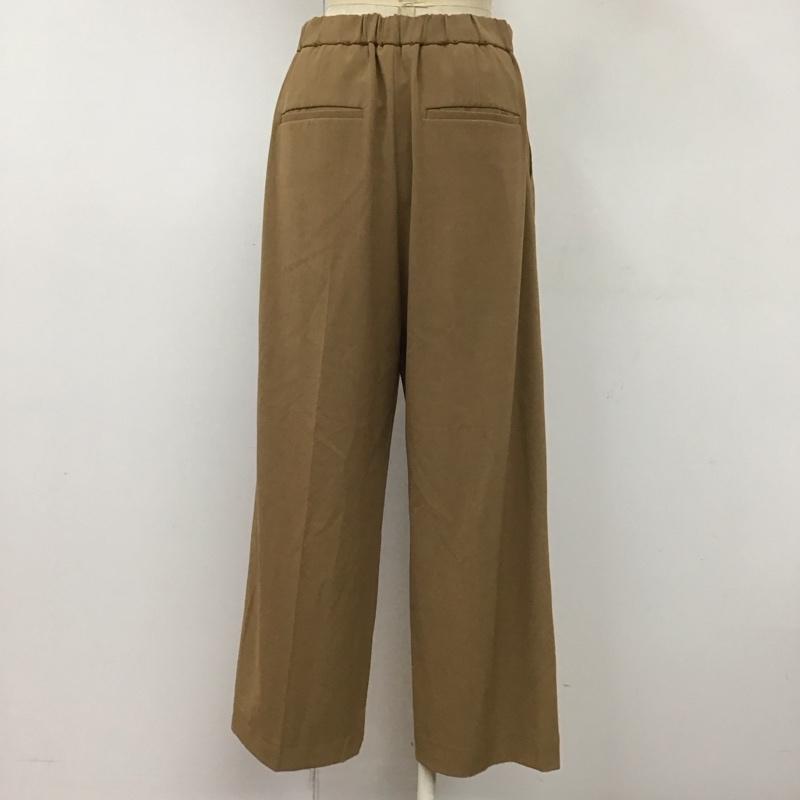 レプシィム LEPSIM パンツ スラックス スラックスパンツ ワイドパンツ カジュアルパンツ センタータックパンツ M 無地 ベージュ / ベージュ /  レディース USED 古着 中古 10113057