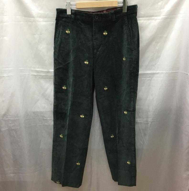 ブルックスブラザーズ BROOKS BROTHERS ボトムス ボトムス トナカイ クリスマス 32インチ 無地 緑 / グリーン /  メンズ USED 古着 中古 10111452