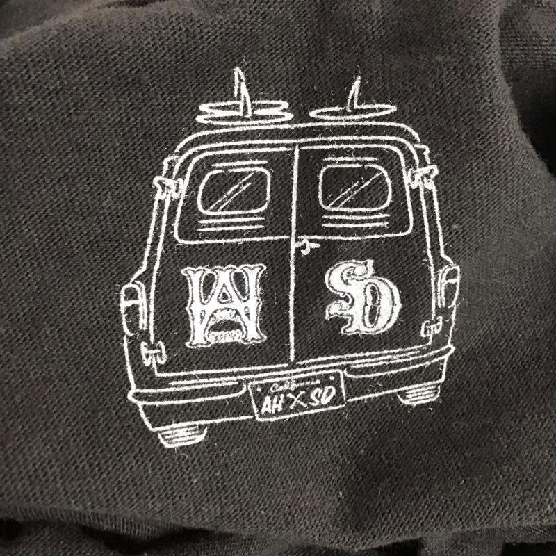 スタンダード カリフォルニア STANDARD CALIFORNIA Tシャツ 半袖 クルーネック バックプリント L ロゴ、文字 黒 / ブラック /  メンズ USED 古着 中古 10123006