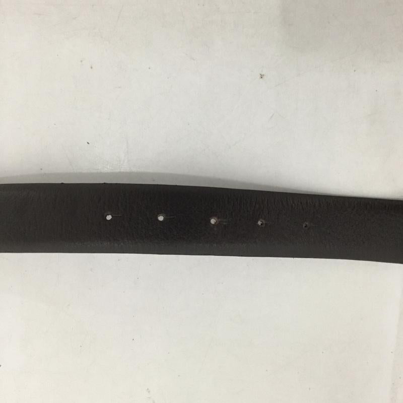 ドルチェアンドガッバーナ DOLCE&GABBANA ベルト・バックル ベルト ロゴバックル レザー D&G ロゴ、文字 ダークブラウン / ダークブラウン /  メンズ USED 古着 中古 10142416