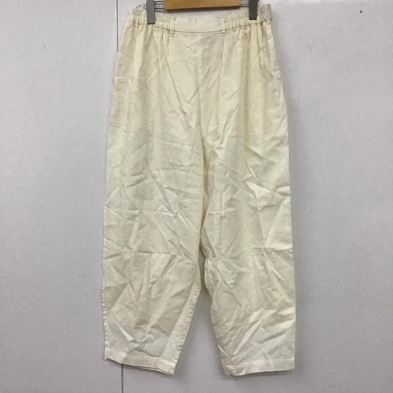 ニコアンド niko and... ボトムス ボトムス L 無地 白 / ホワイト /  レディース USED 古着 中古 10129570