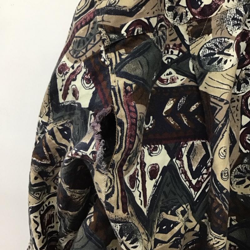 グレッグ・ノーマン Greg Norman シャツ、ブラウス 長袖 長袖シャツ 総柄シャツ カラーシャツ XXL プリント マルチカラー / マルチカラー /  メンズ USED 古着 中古 10128782