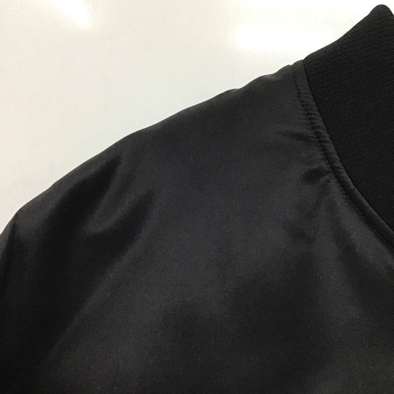 ユニクロ UNIQLO ジャケット、上着 ジャンパー、ブルゾン 311-445765 ハイブリッドダウン MA-1ブルゾン アウター 無地 黒 / ブラック /  メンズ USED 古着 中古 10143257