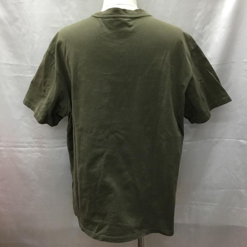 ティンバーランド Timberland Tシャツ 半袖 半袖カットソー プリントTシャツ クルーネックカットソー XL ロゴ、文字 カーキ / カーキ /  メンズ USED 古着 中古 10108381