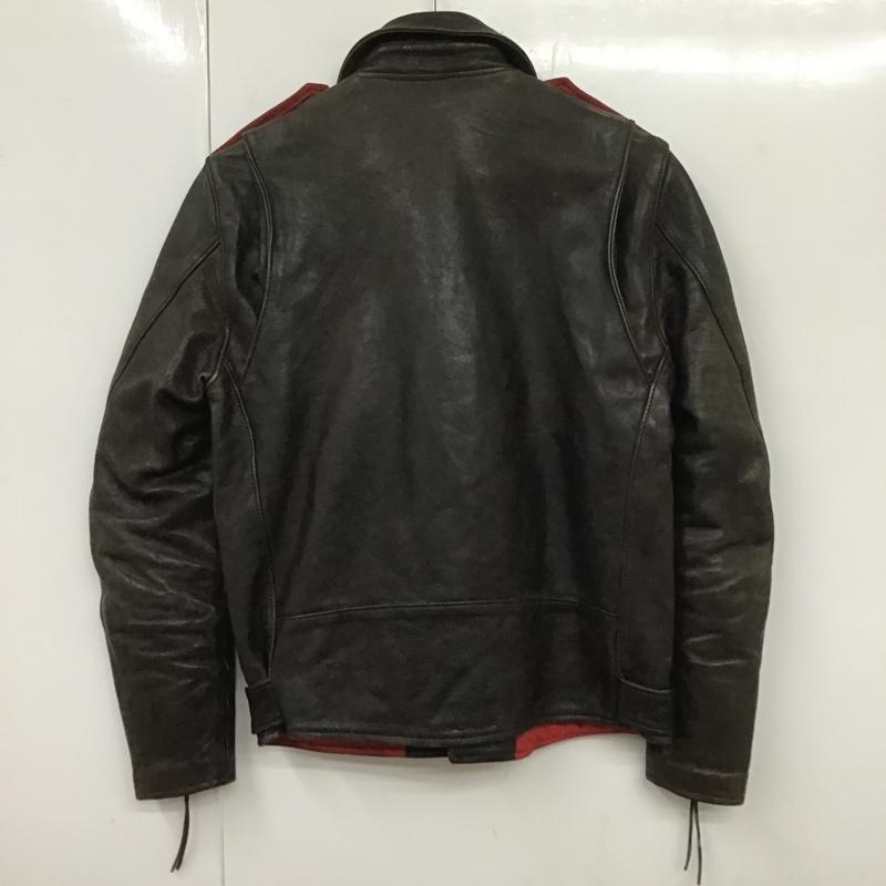 古着 USED ジャケット、上着 ジャケット、ブレザー レザー 無地 黒 / ブラック /  メンズ USED 古着 中古 10105763