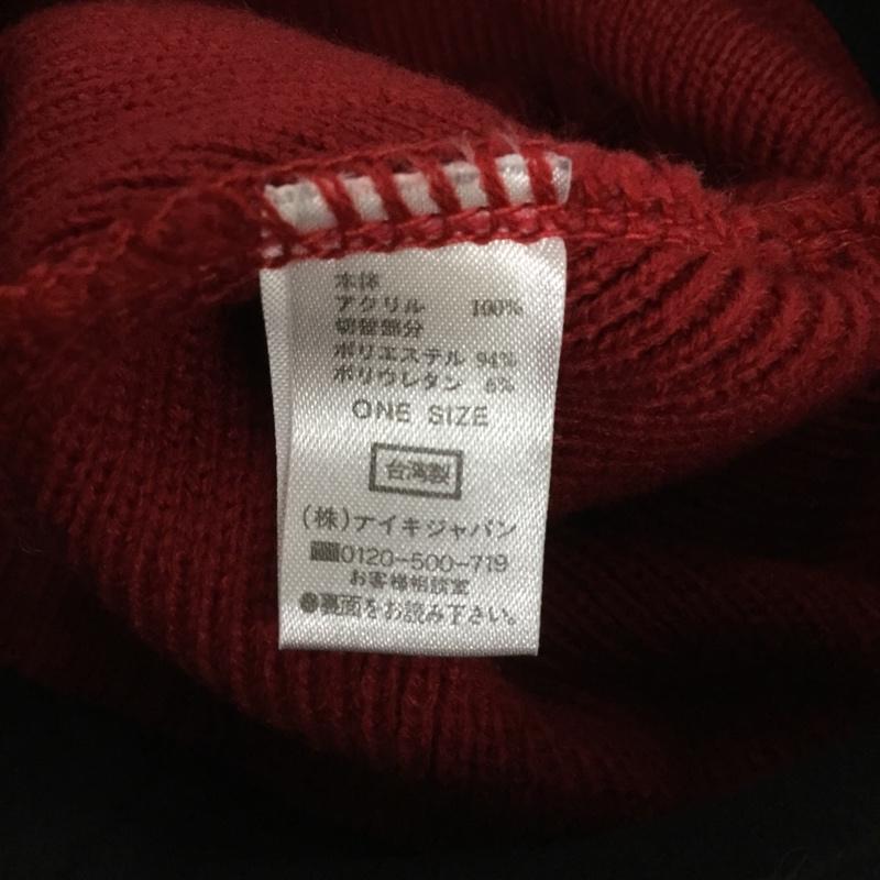 ナイキ NIKE 帽子 ニット帽 90年代 ロゴ、文字 赤 / レッド /  メンズ USED 古着 中古 10131072