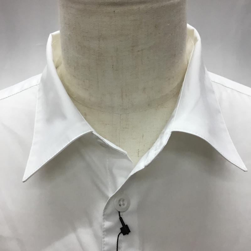 ジーユー GU シャツ、ブラウス 半袖 331-351027 UNDERCOVERジップポケットシャツ 半袖シャツ カジュアルシャツ L 無地 白 / ホワイト /  メンズ USED 古着 中古 10111301