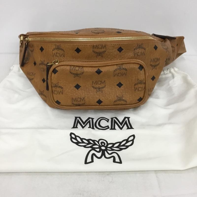 エムシーエム MCM ウエストバッグ ウエストバッグ MUZ9SFI22CO001 ボディバッグ 総柄 茶 / ブラウン /  メンズ USED 古着 中古 10141890