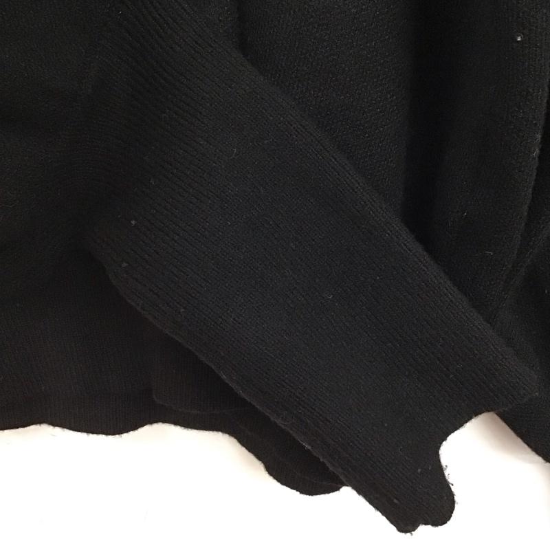 ザラ ZARA ニット、セーター 長袖 6254 128 800 モックネック M 無地 黒 / ブラック /  レディース USED 古着 中古 10143850