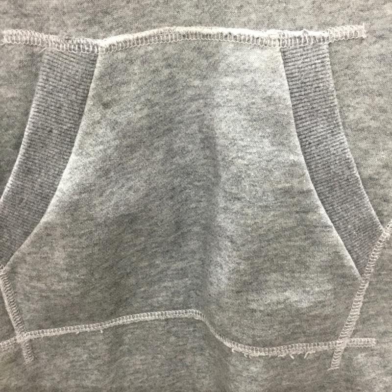 ミルクフェド MILKFED. ワンピース ロングスカート 0344908 パーカーワンピース 長袖スウェットワンピース M ロゴ、文字 灰 / グレー /  レディース USED 古着 中古 10112233