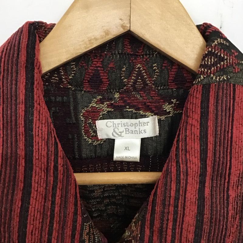 古着 USED ジャケット、上着 ジャケット、ブレザー ジップアップジャケット アウター 古着 XL 総柄 マルチカラー / マルチカラー /  メンズ USED 古着 中古 10137072