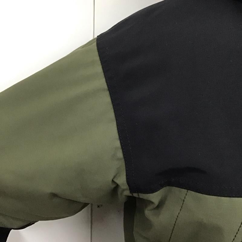 ザノースフェイス THE NORTH FACE ジャケット、上着 ダウンジャケット ND91930 マウンテンダウンジャケット S ロゴ、文字 カーキ / カーキ / X 黒 / ブラック /  メンズ USED 古着 中古 10123291