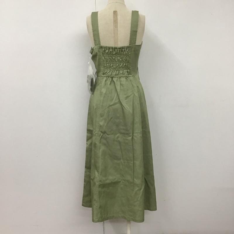 ダズリン dazzlin ワンピース ロングスカート 021950302301 フロントボタンマキシジャンスカ FREE  カーキ / カーキ /  メンズ USED 古着 中古 10105689