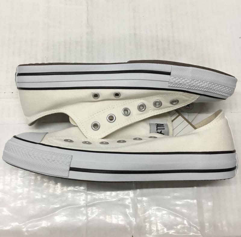 コンバース CONVERSE スニーカー スニーカー 1C239 ALL STAR SLIP III OX スリッポン 26.5cm 箱有 26.5cm ロゴ、文字 白 / ホワイト /  メンズ USED 古着 中古 10121862