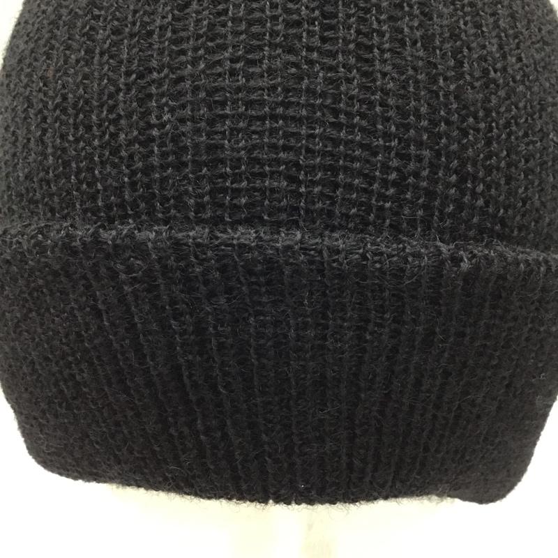 古着 USED 帽子 ニット帽 ウール ミリタリー 無地 黒 / ブラック /  メンズ USED 古着 中古 10115256