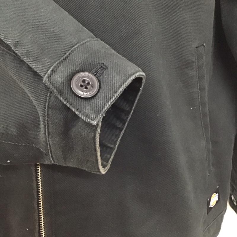 ディッキーズ Dickies ジャケット、上着 ジャケット、ブレザー ジップアップジャケット ジャンパー ジャケット カジュアルジャケット アウター M 無地 黒 / ブラック /  メンズ USED 古着 中古 10123952