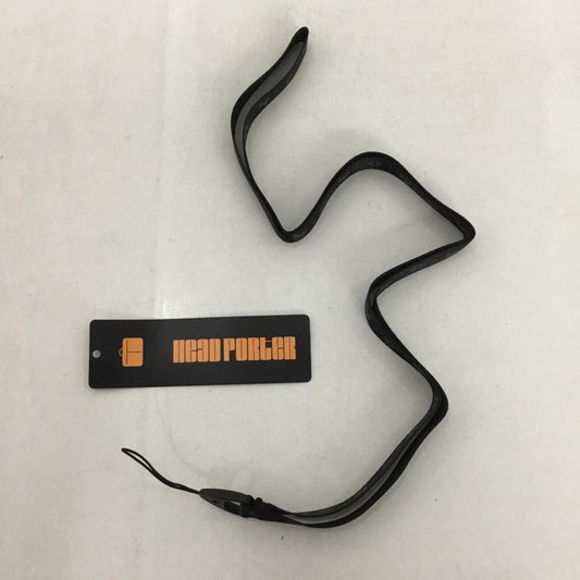 ヘッドポーター HEAD PORTER ファッション小物 ファッション小物 モノグラム ネックストラップ ロゴ、文字 黒 / ブラック /  メンズ USED 古着 中古 10146893