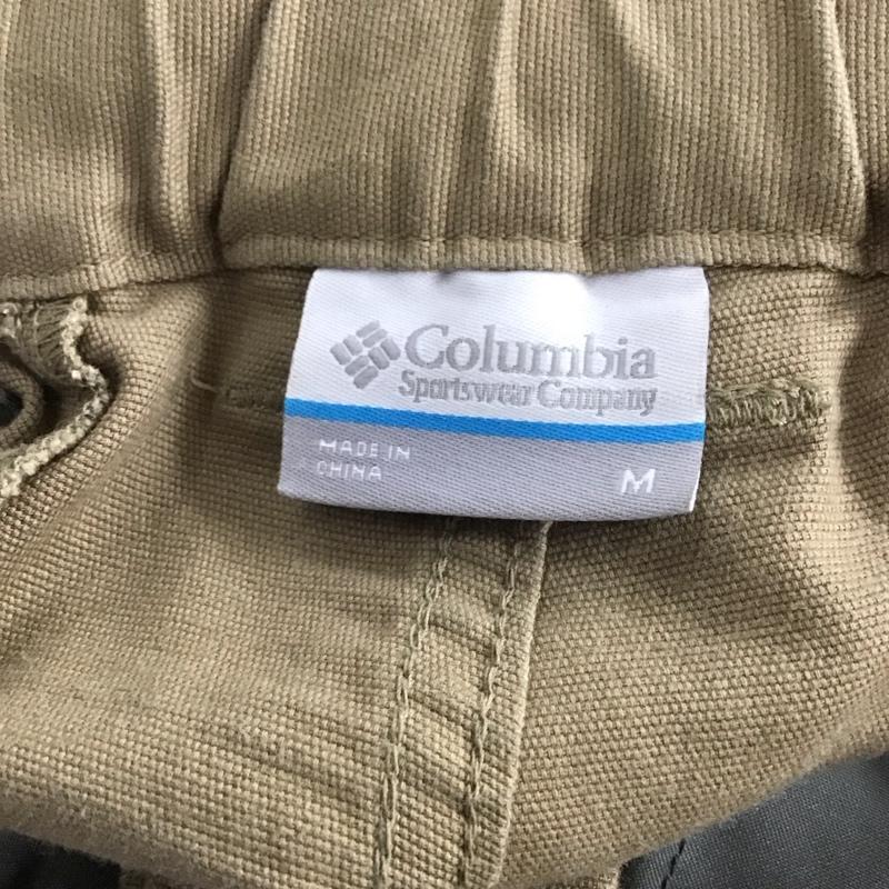 コロンビア Columbia パンツ ワークパンツ、ペインターパンツ 125 pm0475 マウンテンズアーコーリングウォームパンツ M ロゴ、文字 ベージュ / ベージュ /  メンズ USED 古着 中古 10139842
