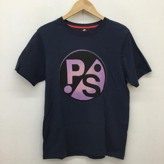 ポールスミス Paul Smith Tシャツ 半袖 S ロゴ、文字 紺 / ネイビー / X 黒 / ブラック / X 桃 / ピンク / X 紫 / パープル /  メンズ USED 古着 中古 10134509