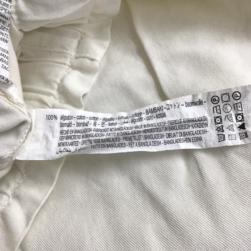 ザラ ZARA パンツ ワークパンツ、ペインターパンツ M 無地 白 / ホワイト /  レディース USED 古着 中古 10151097