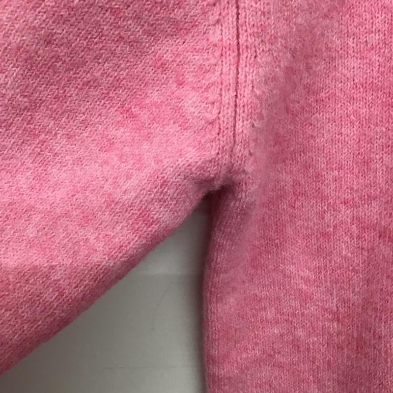 ジーナシス JEANASIS ニット、セーター 長袖 長袖ニットカットソー クルーネック セーター FREE 無地 桃 / ピンク /  レディース USED 古着 中古 10132107