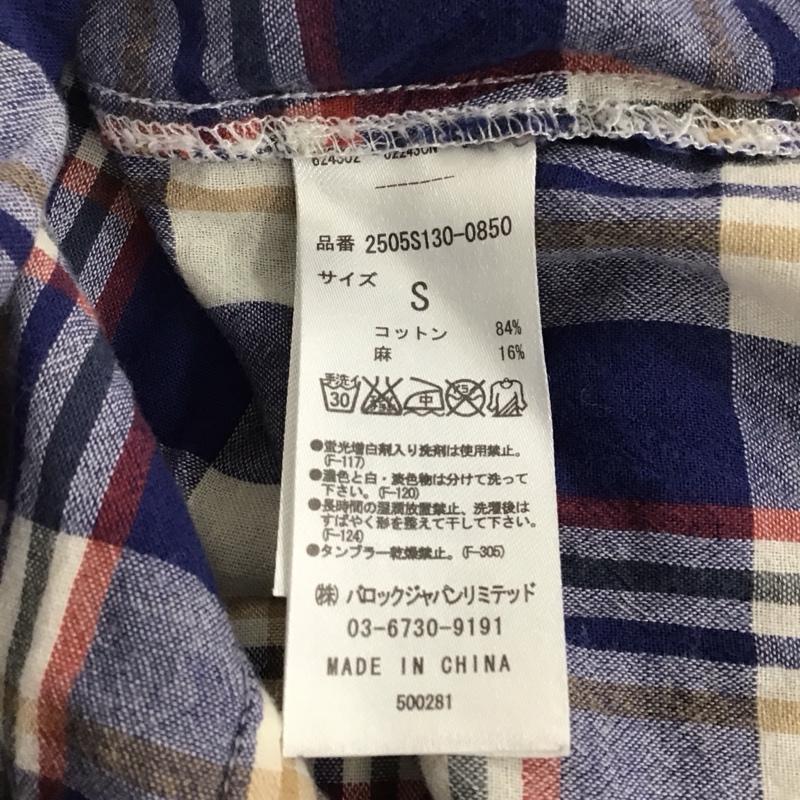 アズールバイマウジー AZUL BY MOUSSY シャツ、ブラウス 長袖 長袖シャツ チェックシャツ カラーシャツ S チェック マルチカラー / マルチカラー /  レディース USED 古着 中古 10136262