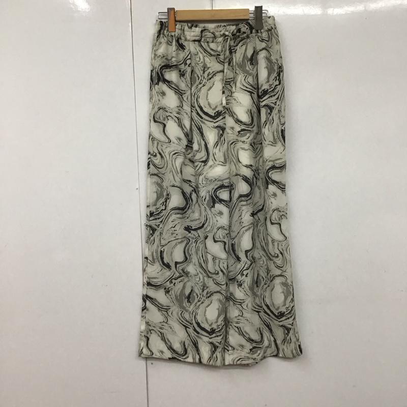 アズールバイマウジー AZUL BY MOUSSY パンツ スラックス 250ESM31-161D MARBLE PATTERN RELAX PANTS M 総柄 マルチカラー / マルチカラー /  レディース USED 古着 中古 10130213
