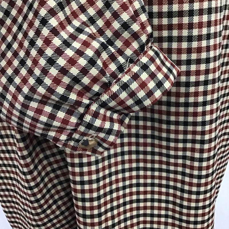 ザラ ZARA ワンピース ミニスカート 0387 160 075 スクエアネック L チェック マルチカラー / マルチカラー /  レディース USED 古着 中古 10119624