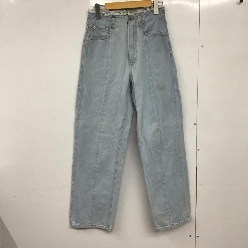 ケービーエフ KBF パンツ デニム、ジーンズ 36 無地 水色 / ライトブルー /  レディース USED 古着 中古 10150579