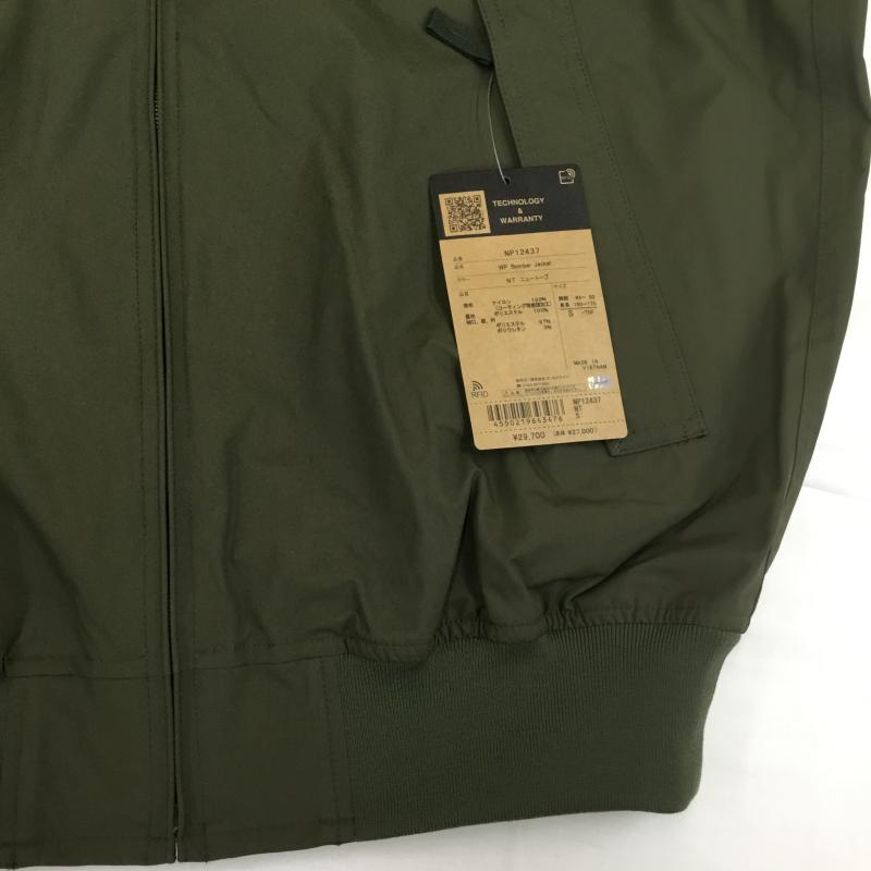 ザノースフェイス THE NORTH FACE ジャケット、上着 ジャンパー、ブルゾン WP BOMBER JACEKT ウォータープルーフ ボンバー ジャケット NP12437 タグ付 S ロゴ、文字 カーキ / カーキ /  メンズ USED 古着 中古 10108124