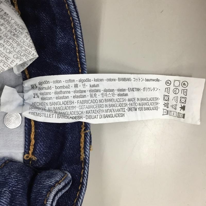 ザラ ZARA パンツ ショートパンツ デニムショートパンツ 26インチ 無地 インディゴ / インディゴ /  レディース USED 古着 中古 10110699