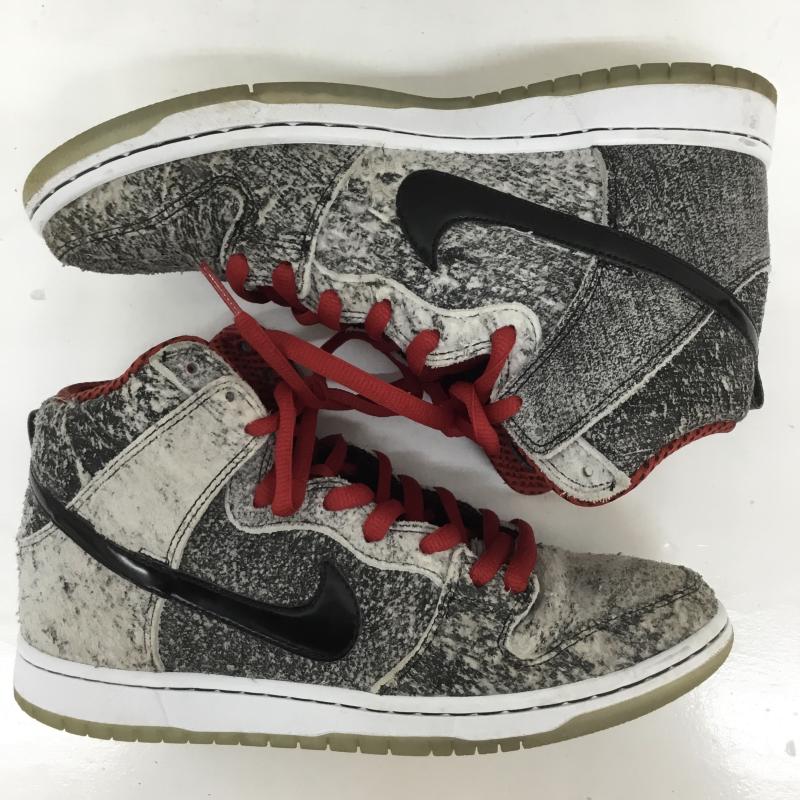 ナイキ NIKE スニーカー スニーカー DUNK HIGH PREMIUM 313171024 27.0cm ロゴ、文字 灰 / グレー /  メンズ USED 古着 中古 10110131