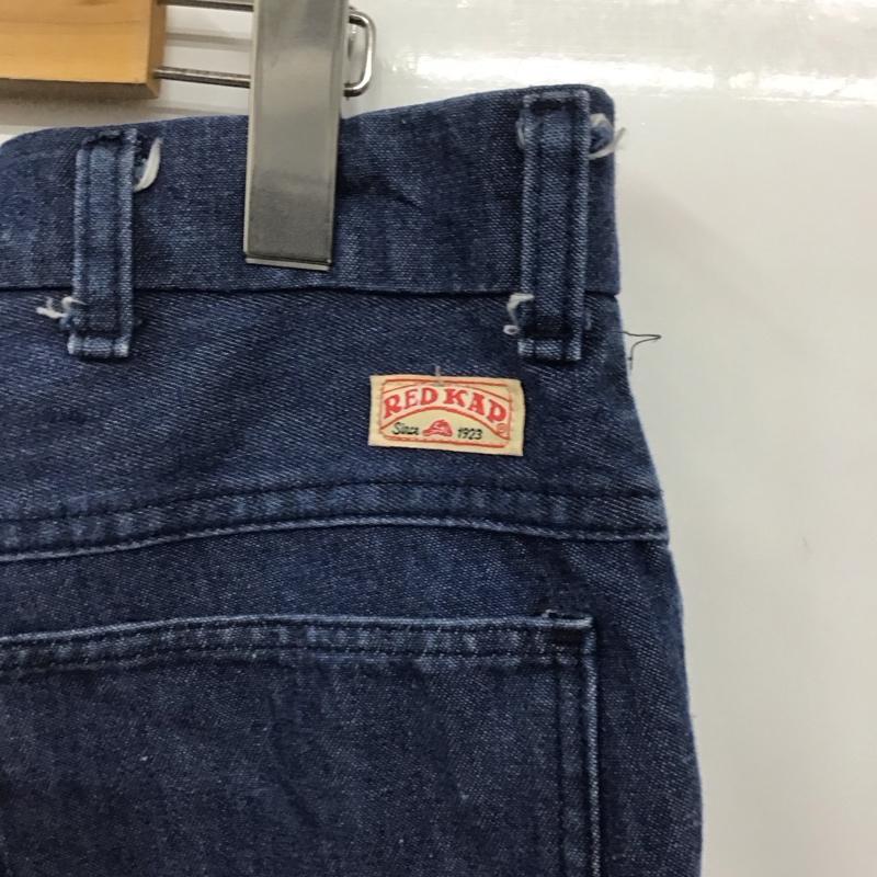 レッドキャップ RED KAP パンツ デニム、ジーンズ デニムパンツ ワイドパンツ カジュアルパンツ 33インチ 無地 インディゴ / インディゴ /  メンズ USED 古着 中古 10130695