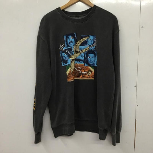 パークスプロジェクト PARKS PROJECT トレーナー 長袖 L プリント チャコールグレー / チャコールグレー /  メンズ USED 古着 中古 10137990