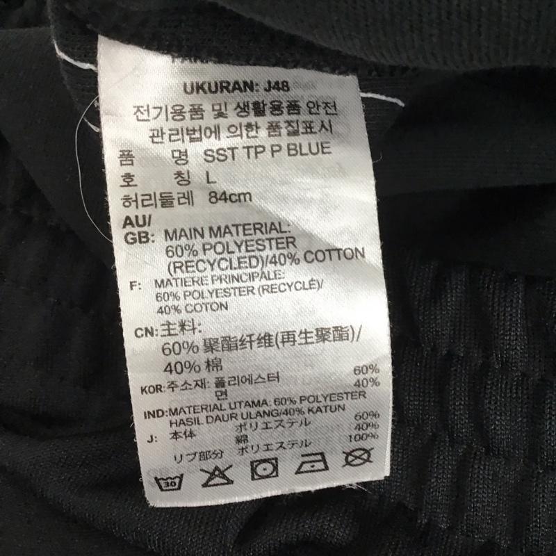アディダス adidas ボトムス ボトムス GF0210 トラックパンツ ジャージ L ロゴ、文字 黒 / ブラック / X 白 / ホワイト /  メンズ USED 古着 中古 10112216
