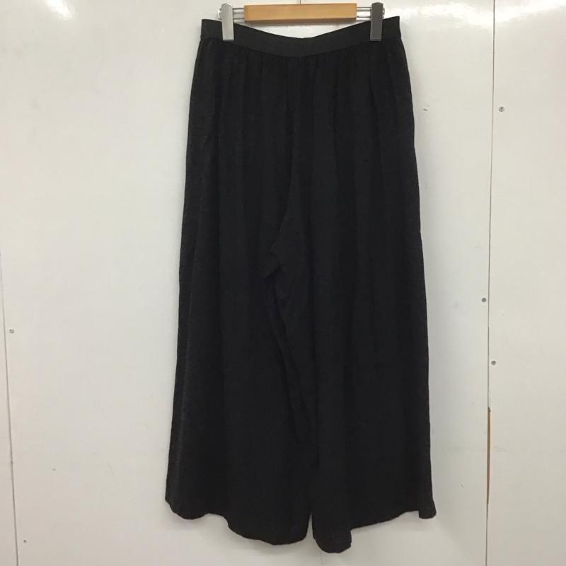 ニコアンド niko and... ボトムス ボトムス ST72CL02AD ワイドパンツ ハカマパンツ L 無地 黒 / ブラック /  レディース USED 古着 中古 10138872