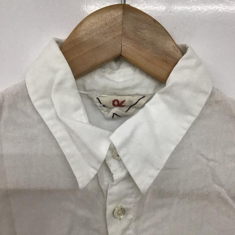 フォーティーファイブアールピーエム 45RPM シャツ、ブラウス 長袖 2 無地 白 / ホワイト /  レディース USED 古着 中古 10140793
