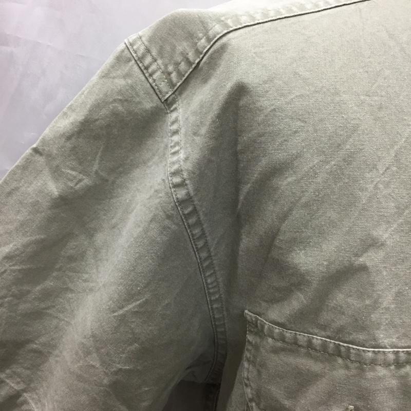 エルエルビーン L.L.Bean シャツ、ブラウス 半袖 半袖シャツ カラーシャツ 半袖カットソー S 無地 カーキ / カーキ /  メンズ USED 古着 中古 10122854