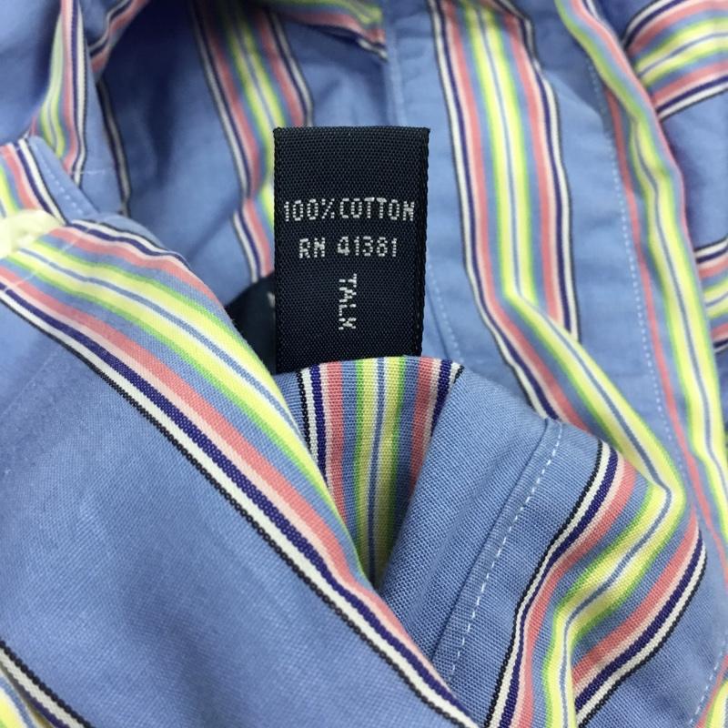 ラルフローレン RALPHLAUREN シャツ、ブラウス 長袖 ボタンダウン ストライプ L ワンポイント マルチカラー / マルチカラー /  メンズ USED 古着 中古 10112910