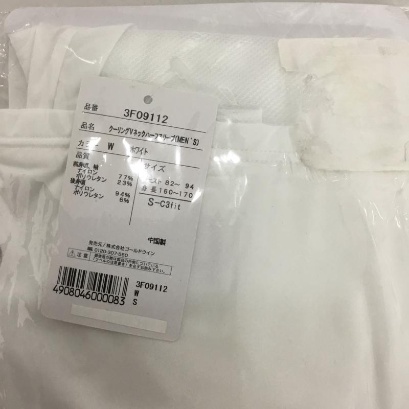古着 USED Tシャツ 半袖 C3fit 3F09112 クーリング Vネックハーフスリーブ S ワンポイント 白 / ホワイト /  メンズ USED 古着 中古 10132865