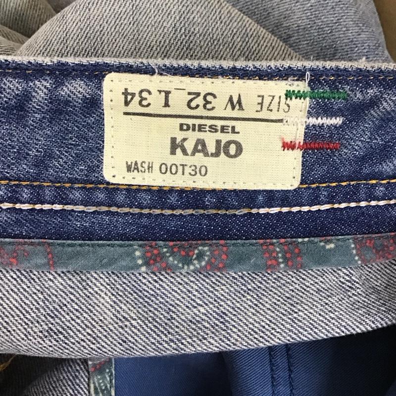 ディーゼル DIESEL パンツ デニム、ジーンズ デニムパンツ ワーカージーンズ カジュアルパンツ ストレートパンツ 32インチ 無地 インディゴ / インディゴ /  メンズ USED 古着 中古 10112066