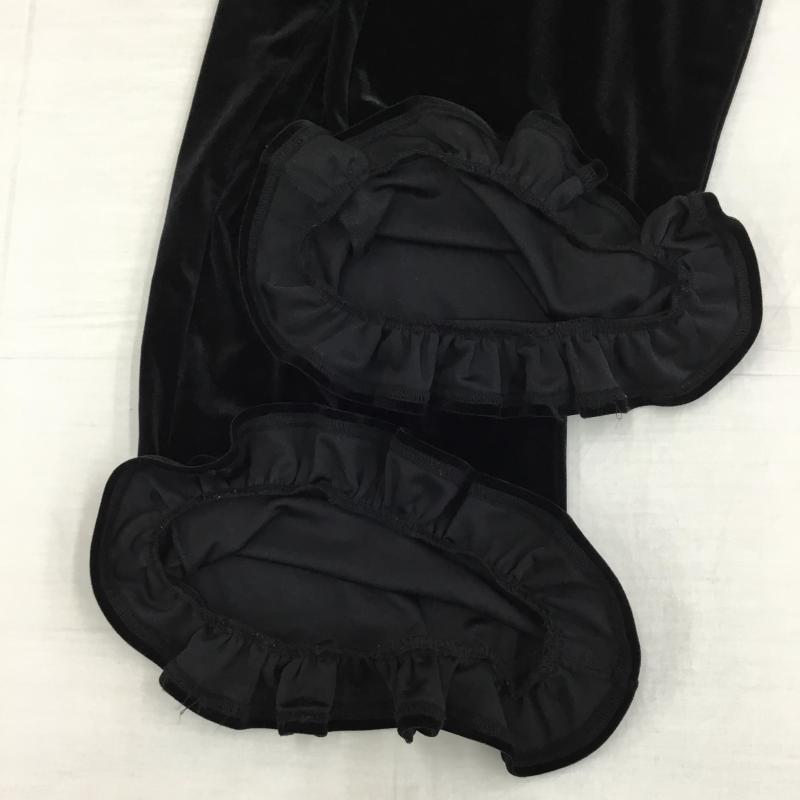 ローリーズファーム LOWRYS FARM パンツ スラックス LF523058AD ベロアパンツ FREE 無地 黒 / ブラック /  レディース USED 古着 中古 10142028