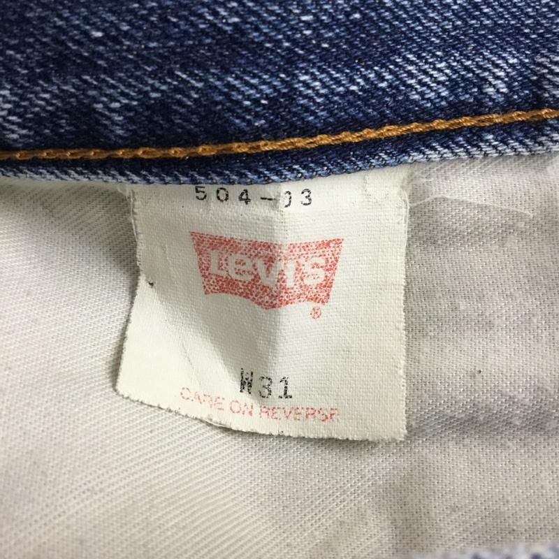 リーバイストラウスアンドコー Levi Strauss & co. パンツ デニム、ジーンズ デニムパンツ ストレートパンツ ワイドパンツ カジュアルパンツ 31インチ 無地 インディゴ / インディゴ /  メンズ USED 古着 中古 10120469
