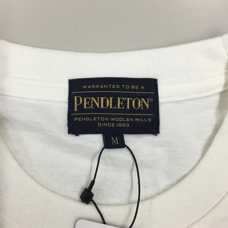 ペンドルトン PENDLETON Tシャツ 半袖 0275-0215 VINTAGE POSTER アートプリント ビックシルエット タグ付き M プリント オフホワイト / オフホワイト /  メンズ USED 古着 中古 10114820