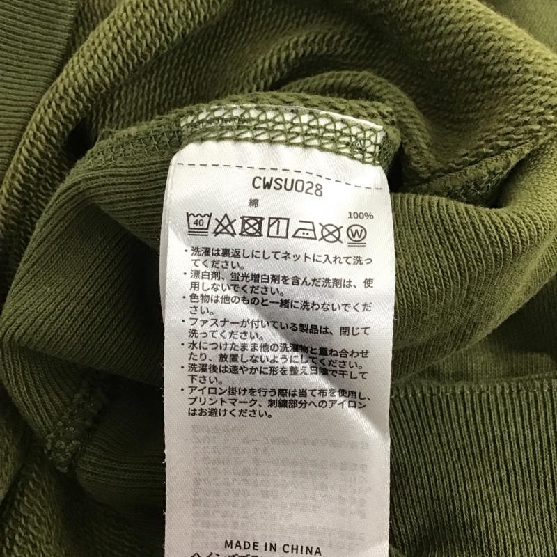 チャンピオン Champion トレーナー 長袖 cwsu028 スウェット 長袖トレーナー クルーネック M 無地 カーキ / カーキ /  レディース USED 古着 中古 10135069