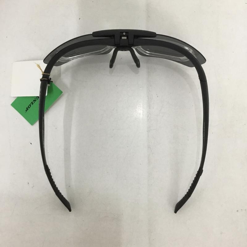 ダンロップ DUNLOP めがね・サングラス サングラス DU-010 スポーツサングラス ミラーレンズ ロゴ、文字 黒 / ブラック /  メンズ USED 古着 中古 10140528