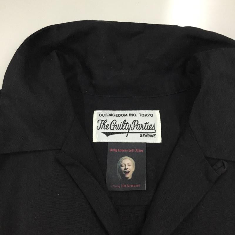 ワコマリア WACKO MARIA シャツ、ブラウス 半袖 JIM JARMUSCH Only Lovers Left Alive HAWAIIAN SHIRT M  黒 / ブラック /  メンズ USED 古着 中古 10112373
