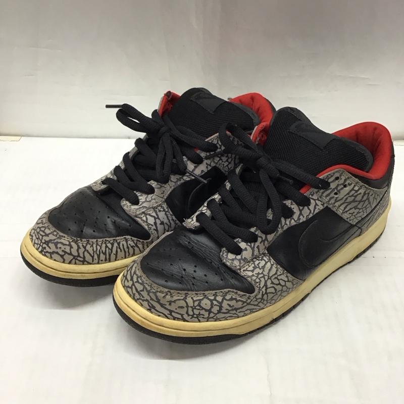 ナイキ NIKE スニーカー スニーカー 304292 131 DUNK LOW PRO SB SUPREME 2002 セメント 28cm 1stモデル 28.0cm ロゴ、文字 黒 / ブラック / X 灰 / グレー / X 赤 / レッド /  メンズ USED 古着 中古 10115586