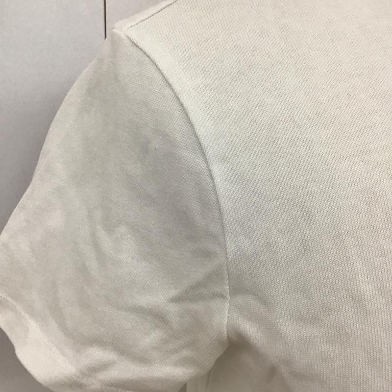 ポロバイラルフローレン Polo by RALPH LAUREN Tシャツ 半袖 半袖カットソー プリントTシャツ クルーネックカットソー M ロゴ、文字 白 / ホワイト /  メンズ USED 古着 中古 10116521