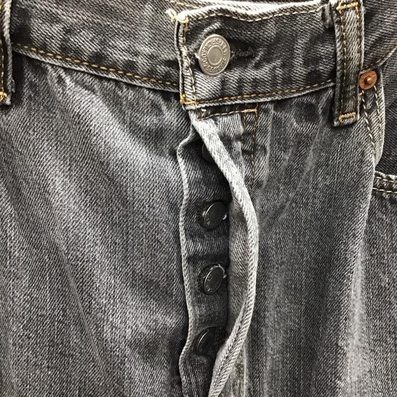 リーバイストラウスアンドコー Levi Strauss & co. パンツ デニム、ジーンズ デニムパンツ ストレートパンツ ワイドパンツ カジュアルパンツ 34インチ 無地 黒 / ブラック /  メンズ USED 古着 中古 10117439